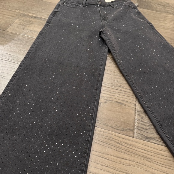 a.n.a Embellished Womens High‎ Rise Wide Leg Jean - Picture 3 of 14